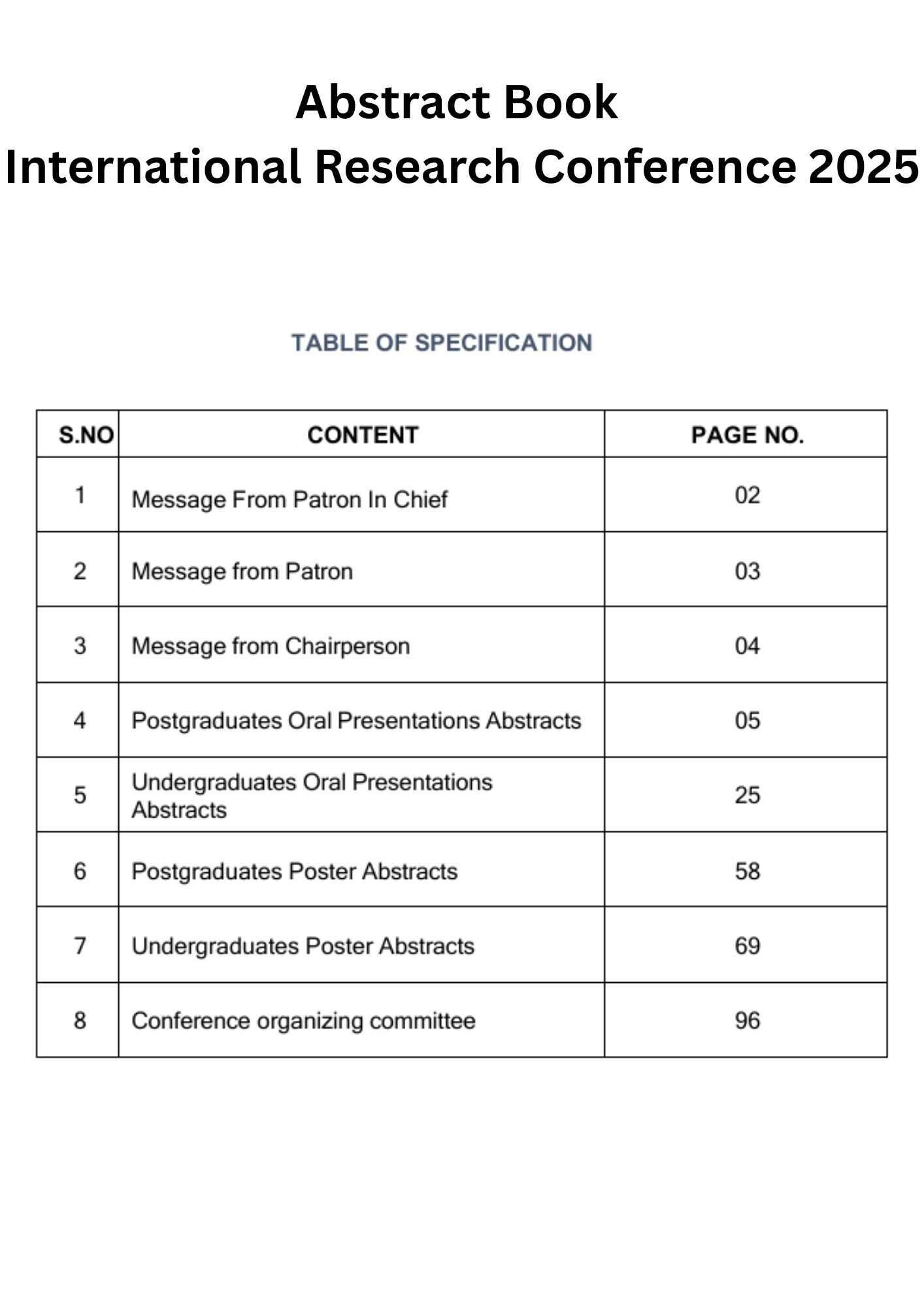 Conference Brochure 2025