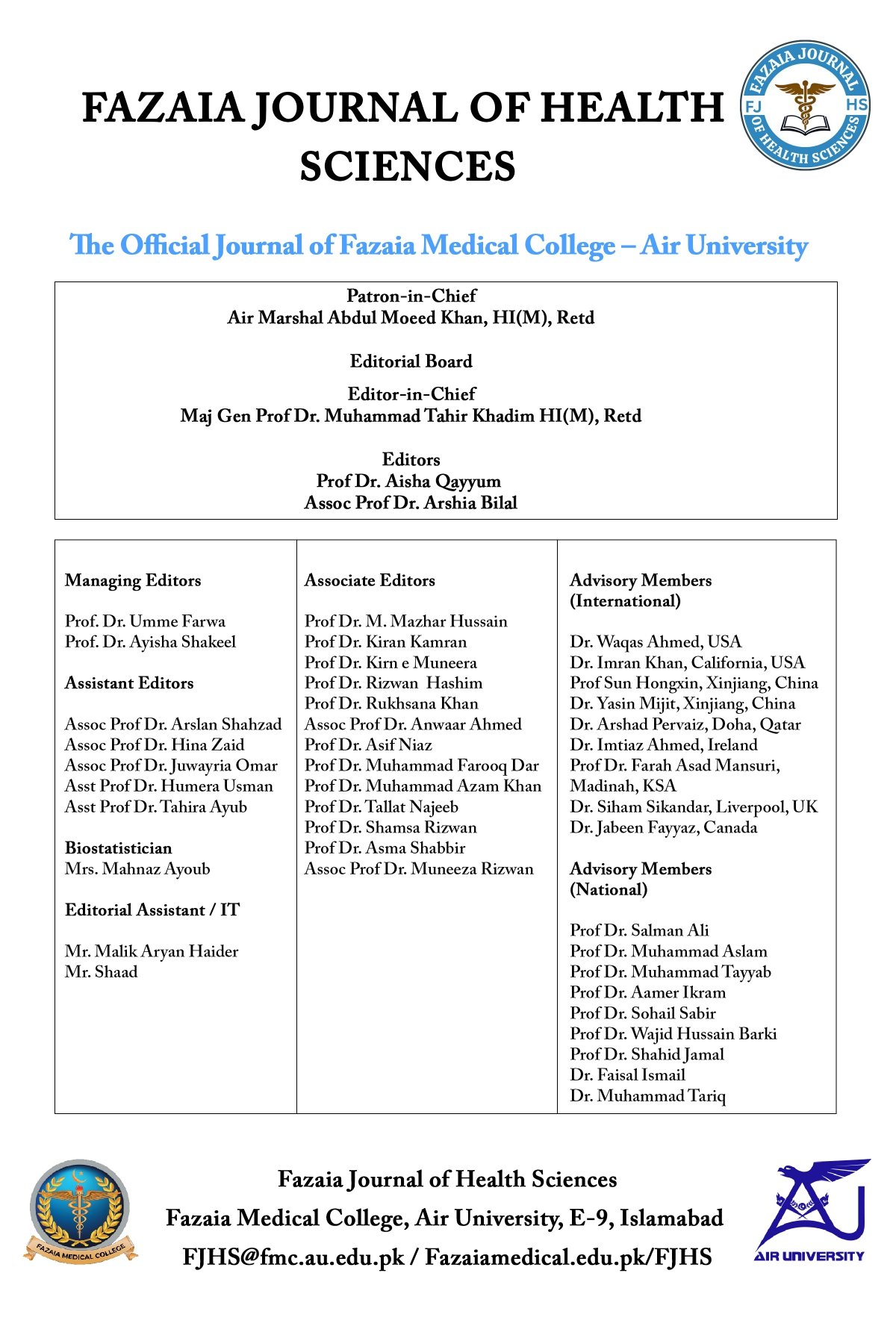 Editorial Board